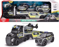 Dickie Toys SOS camion di soccorso con pianale e veicoli di emergenza