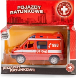 Modello in metallo del camion dei pompieri MERCEDES-BENZ Sprinter 1:50 Daffi