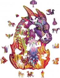 puzzle in legno drago