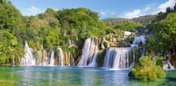 Puzzle 4000 pezzi cascate KRKA, Croazia CASTORLAND