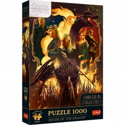 Puzzle TREFL Premium Plus Il Trono di Spade: La Casa del Drago 1000 pezzi