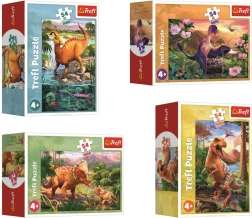 Minipuzzle Dinosauri con 54 Pezzi