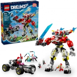 LEGO DREAMZzz 71497 Il robot tigre di Cooper e l’hot rod di Zerro