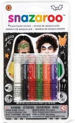 Set di colori per viso e corpo in bastoncini Halloween