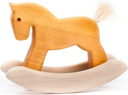 Bajo mini cavallo a dondolo natural