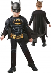 Costume per bambini BATMAN nero 110–116 cm (5–6 anni)