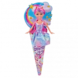 Bambola fata unicorno SPARKLE GIRLZ 28 cm in confezione a cono