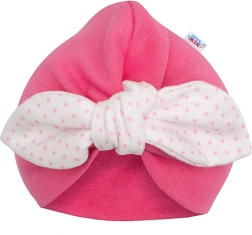Cappellino turbante da bambina New Baby a pois 18–24 mesi