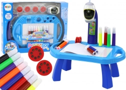 Proiettore da disegno con tavolino – blu