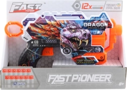 Pistola a dardi in gommapiuma con motivo drago