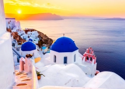 Enjoy Puzzle – Alba su Santorini, Grecia (1000 pezzi)