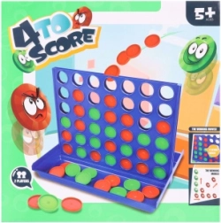 Gioco da tavolo Tris 4 in fila – gioco di famiglia in plastica