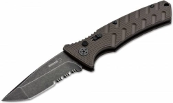 Coltello automatico BÖKER PLUS Strike Tanto Coyote, stonewash, marrone