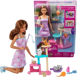 Barbie babysitter di gattini Kitty Condo – gioco con animaletti di MATTEL