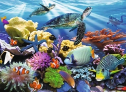 Puzzle Ravensburger Vita nell'oceano 200 pezzi