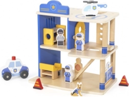 stazione di polizia in legno VIGA a 3 piani con accessori