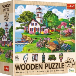 Puzzle in legno Paradiso estivo 501 pezzi
