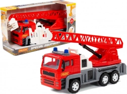 Camion dei pompieri Almaz con scala estensibile 70 cm – rosso