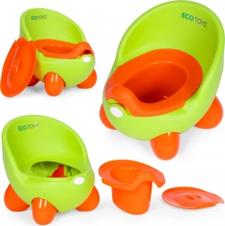 Orinatoio per bambini ECOTOYS con inserto verde rimovibile