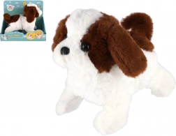 Cagnolino di peluche Salto 19 cm con suoni e camminata