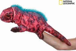 Marionetta da mano National Geographic iguana 23 cm