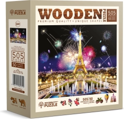 puzzle in legno Parigi notturna 505 pezzi di WOODEN CITY