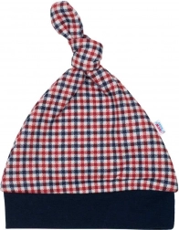 Cuffietta in cotone per neonati New Baby Checkered 12–18 mesi