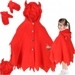 Costume da diavoletto per bambini, taglia S (100–110 cm)