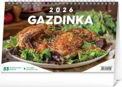 Calendario da tavolo Gazdinka 2026, 23,1 × 14,5 cm