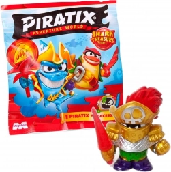 Piratix bustina Shark Treasure serie 2 – sorpresa con mini-figurina e accessorio