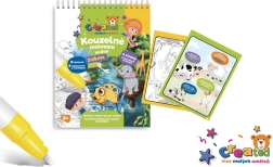 Colorazione magica con acqua – blocco, 4 fogli – Animaletti