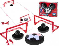Hoverball calcistico levitante con porte – set da air hockey da tavolo
