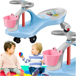 Macchinina a bilanciamento swing car per bambini – veicolo a gravità, blu