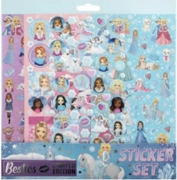 Adesivi invernali per bambine – set di adesivi lisci e 3D