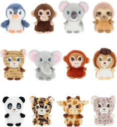Keeleco mini mondo adottabile – peluche 10 cm (mix 12 tipi)