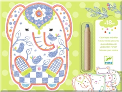 Colorare sorpresa Animali selvaggi Djeco