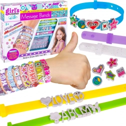 Set per creare braccialetti con scritte