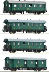 Set di carrozze passeggeri ČSD per ferrovie modellistiche