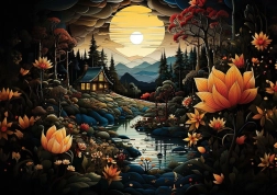 Puzzle Bellezze Notturne 1000 pezzi
