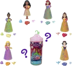 Disney Principesse Color Reveal mini bambola reale con accessori floreali