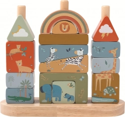 2kids toys safari impilatore blocchi di legno