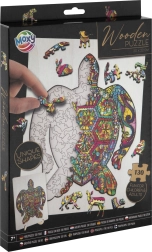MOXY Puzzle a contorno Tartaruga 130 pezzi