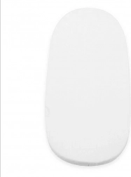 Lenzuolino in spugna impermeabile per passeggino con elastico NEW BABY 35 × 75 cm bianco