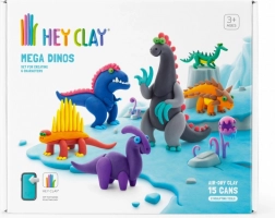 Hey Clay mega dinosauri – set di pasta leggera autoindurente