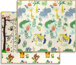 Milly Mally tappetino in schiuma pieghevole Play savanna and tree t1