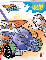 Hot Wheels pittura ad acqua – libro da colorare per bambini