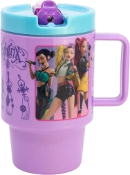 Grande bicchiere in plastica con beccuccio 530 ml K-pop: cacciatrici di demoni - 1 pezzo