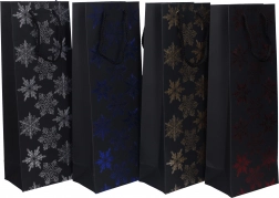 Borsa regalo per bottiglia Natale