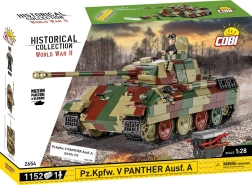 Set di costruzione del carro armato Panther Ausf. A 1:28 di COBI – 1152 pezzi