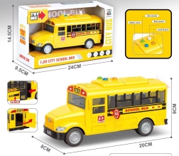 Autobus scolastico con luci e suoni 1:20